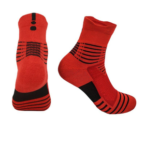 Oem Custom Logo Stripe Quarter Crew <b>Socks</b> Minimalist Design Breathable Soft Cotton Anti-bacterial Jacquard Casual Women <b>Men</b> - Product Image 5