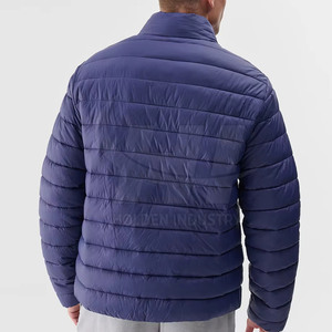 Veste matelassée en coton pour usage quotidien, look simple, doublure intérieure en coton doux, confort toute la journée - Product Image 2