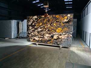 แผ่นหินอ่อนสีฟ้าลายครามของ avanna พื้นผิวขัดเงาแผ่นใหญ่ตามธรรมชาติสำหรับพื้นห้องครัวและห้องน้ำ - Product Image 4