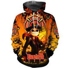 Sudadera con capucha de manga larga para hombre, ropa con estampado Digital personalizado de alta calidad, cuello con capucha, estampado de Halloween - Product Image 2