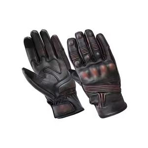 Gants de moto à doigts entiers avec logo personnalisé de la meilleure qualité en gros Nouveau cuir Services OEM à bas prix Compatible avec le motocross - Product Image 2