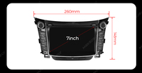 MEKEDE H2, Radio de Auto con 8 Núcleos, CarPlay, Android Auto, GPS, 4G, WiFi, para Hyundai I30l Elantra GT 2011-2017, Pantalla de 7 Pulgadas