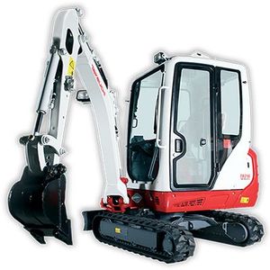 Mini-excavatrice Takeuchi TB216 d'occasion pour travaux de terrassement - Product Image 1