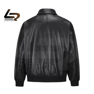 Chaqueta de cuero Vintage de calle alta para hombre con estilo Hip Hop de invierno - Product Image 2