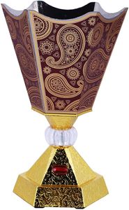 Quemador de incienso de madera árabe real Ramadán decoración del hogar estilo Vintage quemador de madera Bakhoor exhibición de Ramadán árabe - Product Image 2