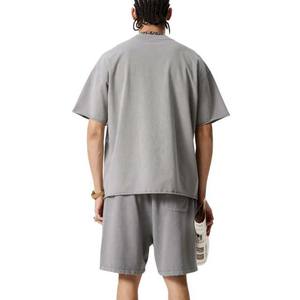 Conjuntos de verano para hombre, camisetas de manga corta, pantalones cortos, trajes de dos piezas, chándal transpirable, trajes holgados informales para hombre, conjuntos de ropa deportiva - Product Image 2
