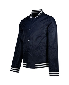 แจ็กเก็ตเบสบอลผ้าซาตินสำหรับผู้ชายเสื้อกันลมสำหรับฤดูหนาวเสื้อแจ็กเก็ตเบสบอลผ้าซาตินงานตามสั่ง - Product Image 5