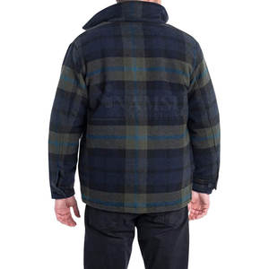 Services OEM Veste en laine pour hommes faite sur mesure de haute qualité Nouveau design Vestes en laine pour hommes - Product Image 3