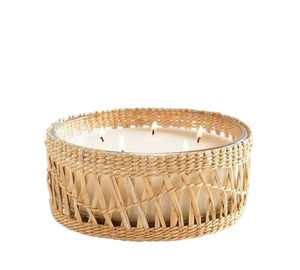 Best Seller Bamboo Woven <b>Candle</b> Holder Jar <b>Tea</b> Light Handicraft Eco Friendly for Home Decoration From India - Product Image 1