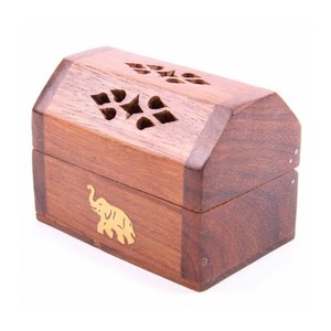 Quemador de Incienso Bakhoor de Madera de Ocacia Hecho a Mano por SAMI HANDICRAFTS con Color y Tamaño Personalizados para Uso en el Hogar y Restaurantes, para Todas las Temporadas - Product Image 1