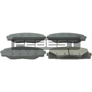Set di pastiglie freno anteriori FEBEST (0101-KDH201F) - Product Image 1