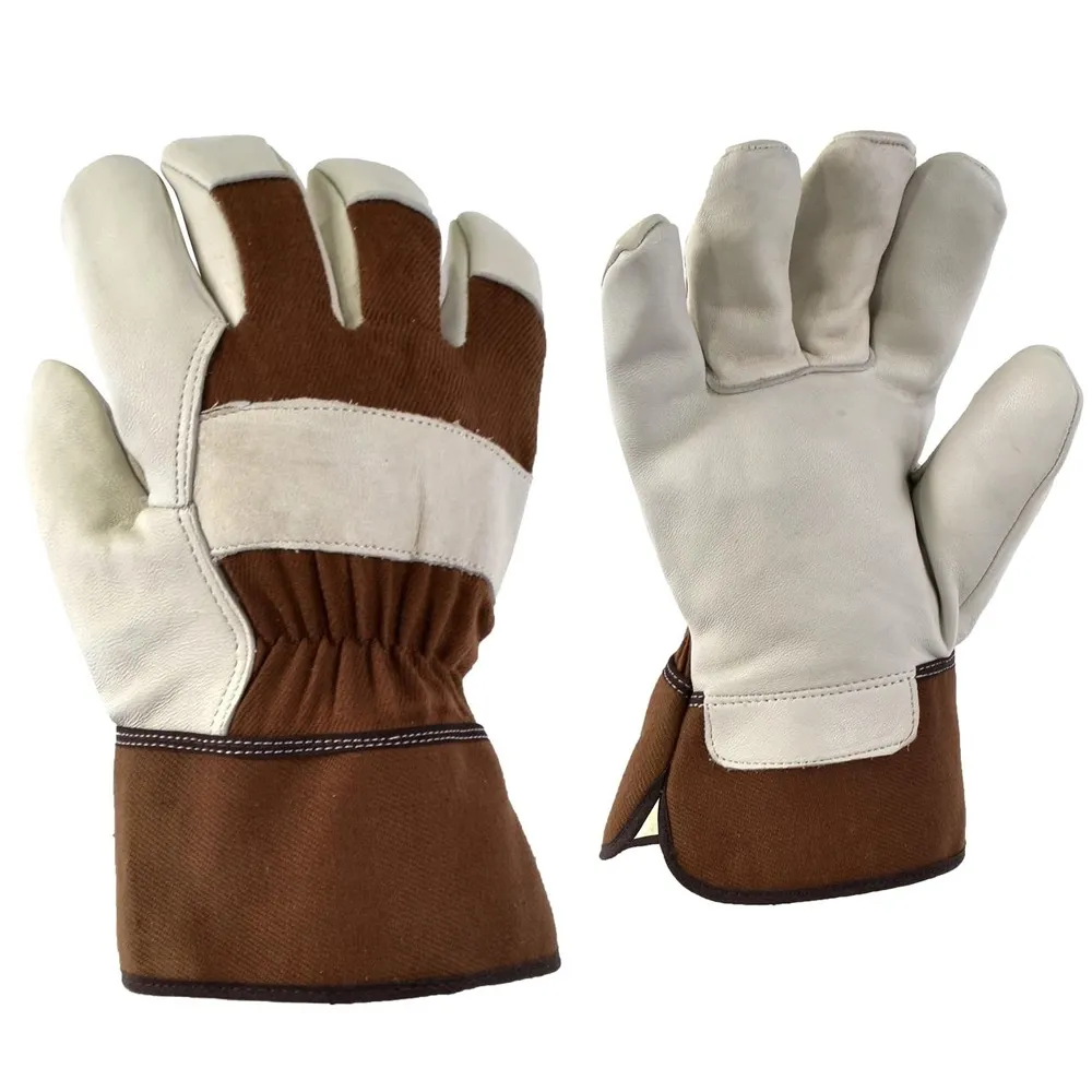 Leather Working Gloves For Men's And Women's Cheap Price High Quality Custom Made Leather Working Gloves