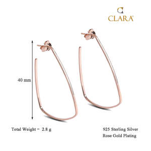 Pendientes de Plata de Ley 925 de Primera Calidad para Mujer, Aros Geométricos, Estilos Religiosos, Diseños Modernos y Lindos, Platino - Product Image 3
