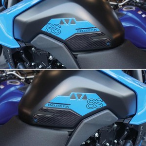 Adesivi 3D in Gel per Suzuki GSX-8S, Protezioni Laterali per Serbatoio Moto e Decalcomanie Logo per Caschi, per Decorazione - Product Image 5