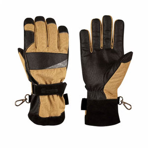 Caractéristiques antidérapantes anti-coupure et résistance à la chaleur haute visibilité Gants de lutte contre l'incendie Conception entièrement personnalisée Gants en cuir de haute qualité - Product Image 1