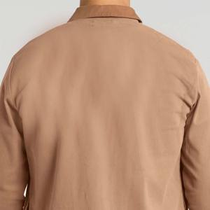 แจ็กเก็ตโอเวอร์เชิ้ตของผู้ชายคุณภาพสูงดีไซน์ทันสมัยผ้าฝ้ายทนทานสำหรับทุกฤดูกาลมีให้เลือกหลายสีและขนาด - Product Image 6