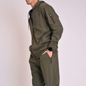 Sudadera con capucha de gran tamaño de algodón 100% de alta calidad para hombre, jersey de rizo grueso con hombros caídos personalizado, ropa cómoda transpirable - Product Image 5