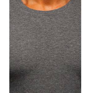 เสื้อเชิ้ตแขนยาวสำหรับผู้ชายเสื้อเชิ้ตลำลองสีเทาเข้ม - Product Image 4