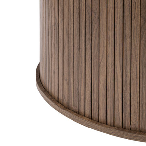 Mesa de comedor redonda de madera maciza minimalista moderna de mediados de siglo, juego de muebles de restaurante hechos a mano para hoteles - Product Image 5