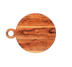 UNIQUE Planche à découper ronde Planche à découper personnalisée en gros Blocs à découper blancs et bruns fabriqués en Inde - Product Image 3