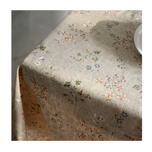 Couverture de table en tissu polyester pur coton 100% Tissu tissé personnalisé de haute qualité pour la célébration du nouvel an fabriqué à la demande - Product Image 1