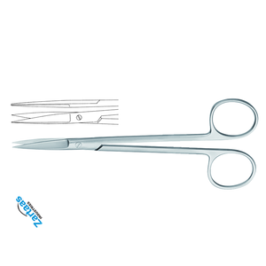 Ciseaux Joseph en acier inoxydable de haute qualité, pointus/pointus, droits, longueur 14,5 cm, instruments chirurgicaux - Product Image 4