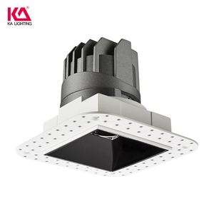 Foco LED Empotrable Cuadrado de Alta Calidad sin Marco, Iluminación Directa, D110x110x108mm, CRI>90, Lente Óptica Intercambiable - Product Image 4