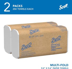 กระดาษเช็ดมือแบบพับได้ Scott Professional, 2 แพ็ค x 250 แผ่น (60055) - Product Image 6