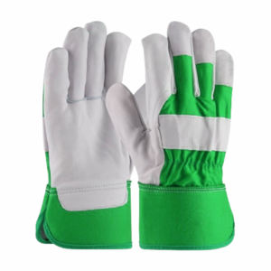 Guantes de trabajo de cuero de grano de vaca de mejor rendimiento, resistentes al calor, suaves, cómodos, ropa de seguridad reflectante canadiense - Product Image 5