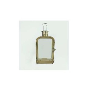 Lanterne commémorative traditionnelle Laiton doré traditionnel avec verre Lanternes en laiton primitives commémoratives - Product Image 2