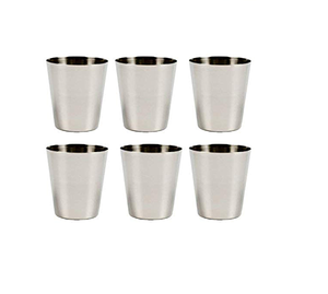 Vaso de acero inoxidable hecho a mano, vaso de agua potable de cristal, para Bar - Product Image 6