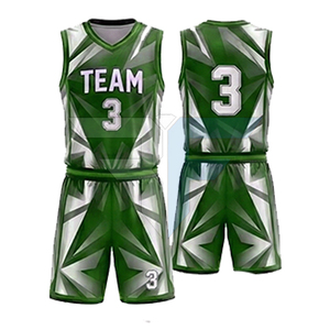 Nouvelle arrivée, uniforme de basket-ball personnalisé avec logo d'équipe, manches courtes, respirant, antibactérien, taille plus, unisexe, haute qualité, 100% - Product Image 4