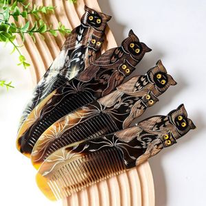 BOOST COLORS HORN BUFFALO PEINES AL POR MAYOR Peines de cuerno antiestáticos naturales para regalos de vacaciones por Crescent Crafts - Product Image 4