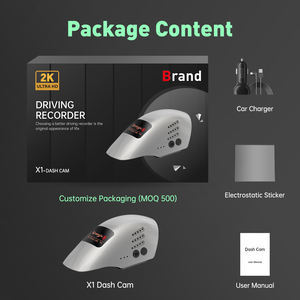 Caméra de tableau de bord avant arrière 2K + 1080P de haute qualité avec moniteur de stationnement à vision nocturne Wi-Fi intégré Écran d'enregistrement vidéo sur carte SD 128G - Product Image 6