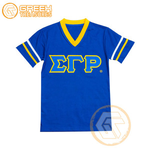 T-shirt personnalisé pour femmes Sigma Gamma Rho, vêtements de sororité, été, coton biologique, jersey respirant, haute qualité - Product Image 1