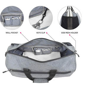 Factory Cheap High Quality <b>Nylon</b> <b>Fabric</b> Customizable Duffle Bags with Plain Solid Color Custom Logo & OEM Service - Product Image 5