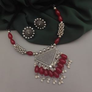 Conjunto de collar Ghungroo oxidado Inaya de alto grado de alta calidad más vendido del proveedor indio directo - Product Image 3