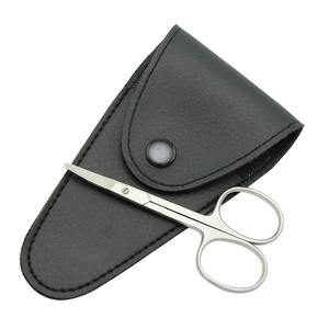 Tijeras de Acero Inoxidable al por Mayor con Estuche de Cuero, Tijeras de Belleza Curvas Profesionales para Uñas, Hechas en Pakistán - Product Image 2