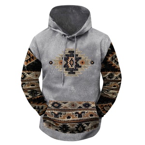 Sweat à capuche pour hommes Streetwear tailles XS à XL tissu tissé avec personnages brodés imprimés d'automne et écusson de logo - Product Image 2