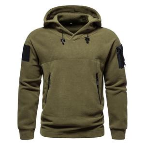 2024 hommes polaire sweat automne hiver hommes capuche sport noir coupe-vent surdimensionné à capuche mâle Streetwear à capuche - Product Image 2
