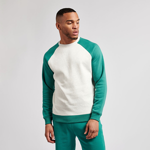 Sweat-shirt à manches longues pour homme, coupe classique, 100% coton, délavage acide, personnalisable en usine, imprimé en blocs de couleur - Product Image 1