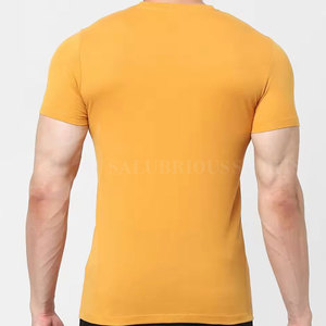 Camisetas de Hombre para Uso Diario, 100% Algodón, Tejido de Punto, Ecológicas, Transpirables, Color Personalizado, Cómodas, de Secado Rápido, en Venta - Product Image 3