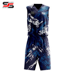 Vente en gros d'usine, uniforme de maillot de basket-ball, uniformes personnalisés de qualité supérieure avec logo personnalisé, uniformes de basket-ball imprimés pour hommes - Product Image 1
