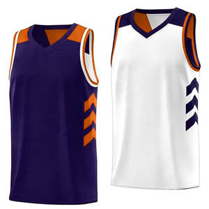 2025 Salut qualité personnalisé votre propre équipe uniformes de basket-ball réversible vêtements de basket-ball 100% Polyester séchage rapide respirant hommes - Product Image 3
