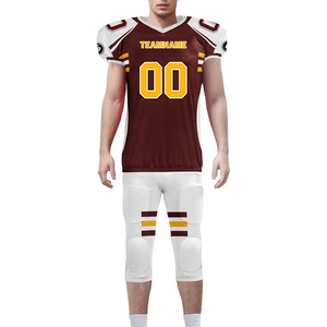 Wholesale Cheap Men Sublimated USA American Football Jersey All Team Uniform High Quality Shipping youth club <b>compression</b> set - Product Image 2