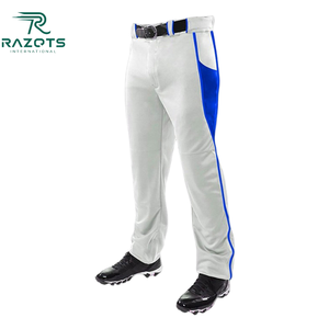 Camisetas y pantalones con botones personalizados de gran tamaño, ropa deportiva de béisbol para hombres jóvenes a granel con uniformes bordados - Product Image 4