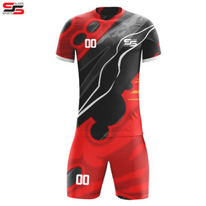 Tenues de football d'été personnalisées de haute qualité, respirantes et légères, avec impression par transfert thermique - Product Image 5