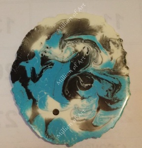 2023 Premium Resin Tea Cup Coaster Handmade Classic for Home Decor Good Quality <b>Epoxy</b> Resin Desk Accessories for Home Office - Product Image 4