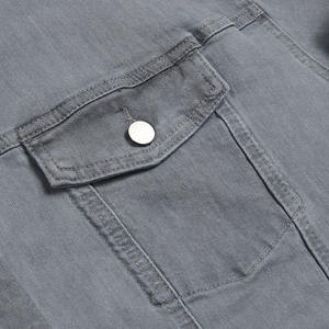 Chaqueta Vaquera de Diseño Moderno 2026 para Hombre, Estilo Urbano, Informal, Lisa, Chaqueta de Invierno Cortavientos, Chaqueta Vaquera Personalizada para Hombre - Product Image 6