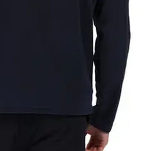 Sweat-shirt pour homme à coupe décontractée, manches longues, tissu respirant et réglable, col rabattu, service OEM, prix de gros - Product Image 4
